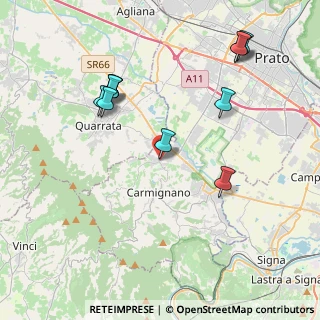 Mappa Via Antonio Gramsci, 59011 Seano PO, Italia (4.44273)