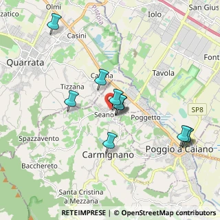 Mappa Via Antonio Gramsci, 59011 Seano PO, Italia (1.73273)