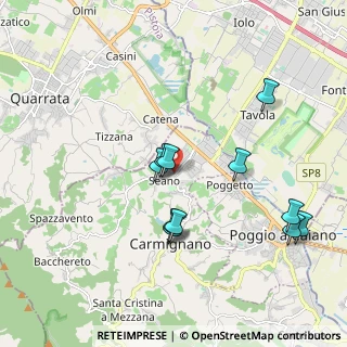 Mappa Via Antonio Gramsci, 59011 Seano PO, Italia (1.92455)
