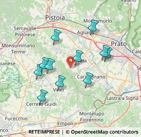 Mappa Via Carraia, 51039 Quarrata PT, Italia (6.73455)