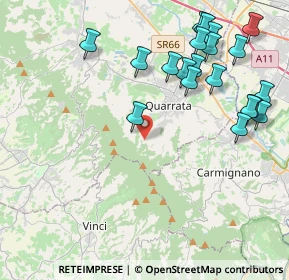 Mappa Via Carraia, 51039 Quarrata PT, Italia (4.974)