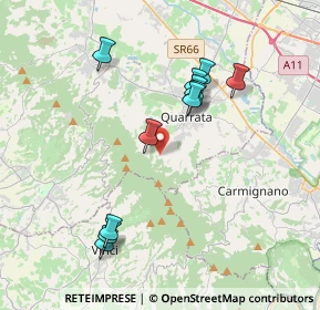 Mappa Via Carraia, 51039 Quarrata PT, Italia (3.77909)