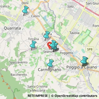 Mappa Via Amendola Giovanni, 59011 Seano PO, Italia (1.76)