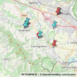 Mappa Via Amendola Giovanni, 59011 Seano PO, Italia (4.44182)
