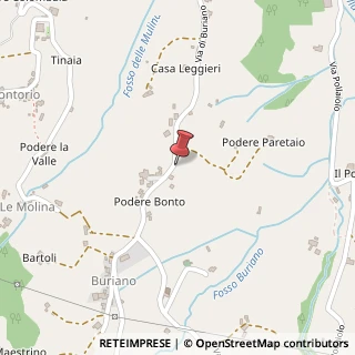 Mappa Via di Buriano, 62, 51039 Quarrata, Pistoia (Toscana)