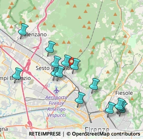 Mappa Via della Resistenza, 50060 Firenze FI, Italia (4.31929)
