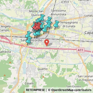 Mappa Strada Comunale Sorbano, 55100 Lucca LU, Italia (1.7335)