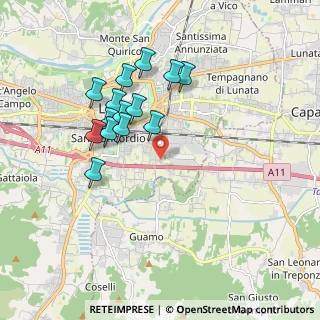 Mappa Strada Comunale Sorbano, 55100 Lucca LU, Italia (1.71071)