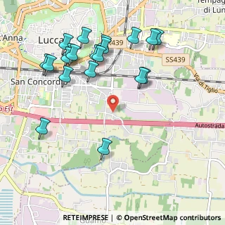 Mappa Strada Comunale Sorbano, 55100 Lucca LU, Italia (1.181)