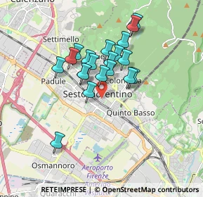 Mappa Via Renato Fucini, 50019 Sesto Fiorentino FI, Italia (1.4375)