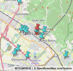 Mappa Via Giovanni Pascoli, 50019 Sesto Fiorentino FI, Italia (1.94833)