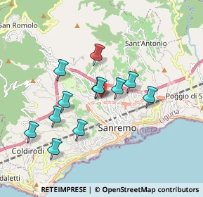 Mappa Strada S. Giovanni, 18038 Sanremo IM, Italia (1.61833)