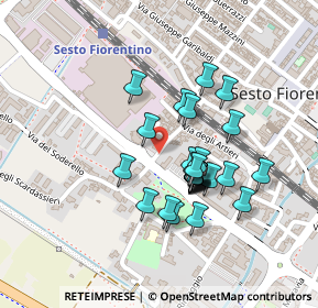 Mappa Viale Ludovico Ariosto, 50019 Sesto Fiorentino FI, Italia (0.18929)