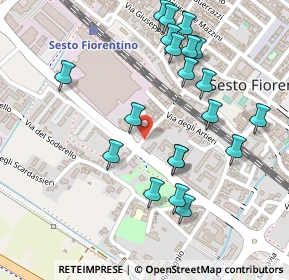 Mappa Viale Ludovico Ariosto, 50019 Sesto Fiorentino FI, Italia (0.268)