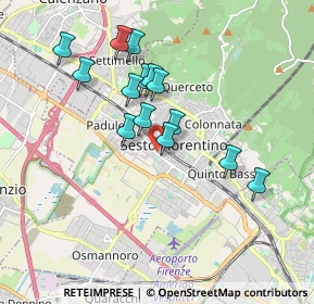 Mappa Viale Ludovico Ariosto, 50019 Sesto Fiorentino FI, Italia (1.62929)