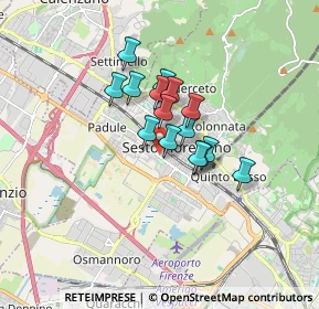 Mappa Viale Ludovico Ariosto, 50019 Sesto Fiorentino FI, Italia (1.126)