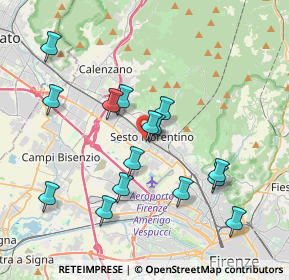 Mappa Viale Ludovico Ariosto, 50019 Sesto Fiorentino FI, Italia (3.83)