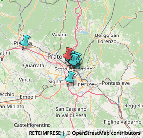 Mappa Via del Pontelungo, 50019 Sesto Fiorentino FI, Italia (11.39455)