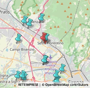 Mappa Via del Pontelungo, 50019 Sesto Fiorentino FI, Italia (5.15467)