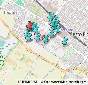 Mappa Via del Pontelungo, 50019 Sesto Fiorentino FI, Italia (0.3435)