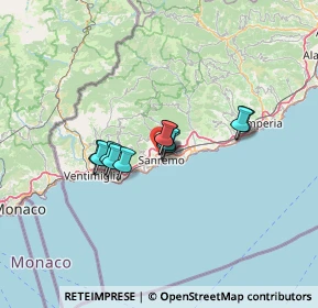 Mappa Strada Tasciaire, 18038 Sanremo IM, Italia (8.68636)