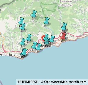 Mappa Strada Tasciaire, 18038 Sanremo IM, Italia (6.42263)