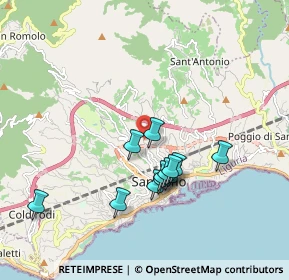 Mappa Strada Tasciaire, 18038 Sanremo IM, Italia (1.66333)