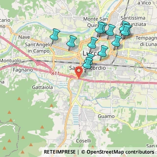 Mappa Via di Ronco, 55100 Lucca LU, Italia (2.21077)