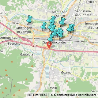 Mappa Via di Ronco, 55100 Lucca LU, Italia (1.69429)