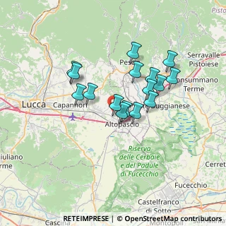 Mappa Via Traversa del Marginone, 55015 Montecarlo LU, Italia (5.75625)