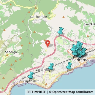 Mappa Strada Gozo Inferiore, 18038 Sanremo IM, Italia (2.78533)