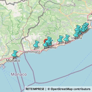 Mappa Strada Gozo Inferiore, 18038 Sanremo IM, Italia (17.66385)