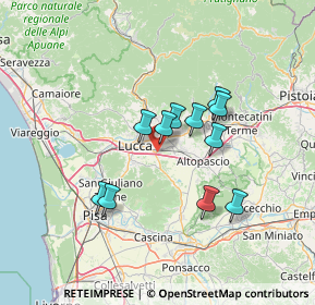 Mappa Via Scatena, 55012 Capannori LU, Italia (11.34636)