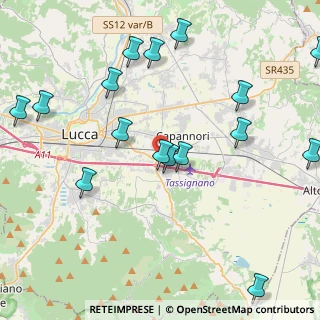 Mappa Via Scatena, 55012 Capannori LU, Italia (5.18125)