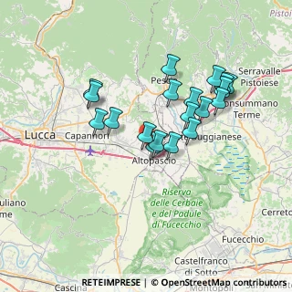 Mappa Via San Giuseppe, 55015 Montecarlo LU, Italia (6.40105)