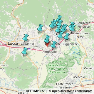 Mappa Via S. Giuseppe, 55015 Montecarlo LU, Italia (6.63941)