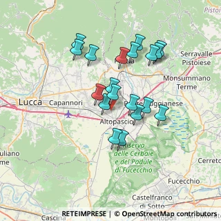 Mappa Via San Giuseppe, 55015 Montecarlo LU, Italia (6.45526)