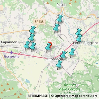 Mappa Via S. Giuseppe, 55015 Montecarlo LU, Italia (3.7525)