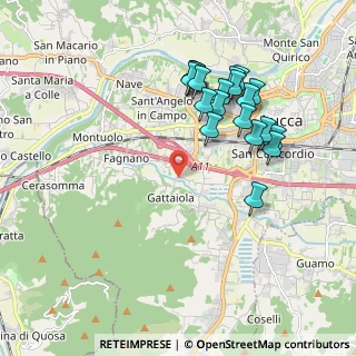 Mappa Via Poncioni, 55100 Lucca LU, Italia (1.977)