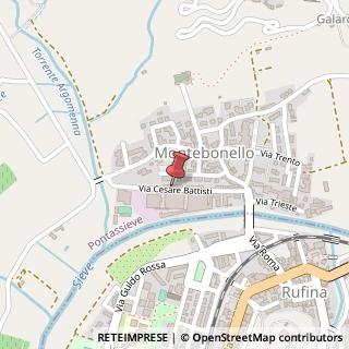 Mappa Via Cesare Battisti,  64, 50065 Pontassieve, Firenze (Toscana)