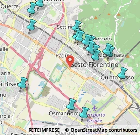 Mappa Via Giorgio Amendola, 50019 Sesto Fiorentino FI, Italia (2.22353)