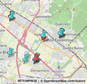 Mappa Via M. D'Antona, 50019 Sesto Fiorentino FI, Italia (2.275)