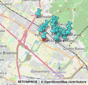 Mappa Via M. D'Antona, 50019 Sesto Fiorentino FI, Italia (1.39278)