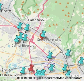 Mappa Via M. D'Antona, 50019 Sesto Fiorentino FI, Italia (6.1055)