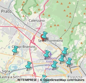 Mappa Via Giorgio Amendola, 50019 Sesto Fiorentino FI, Italia (5.75364)
