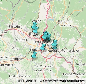 Mappa Via M. D'Antona, 50019 Sesto Fiorentino FI, Italia (6.20273)