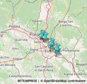 Mappa Via M. D'Antona, 50019 Sesto Fiorentino FI, Italia (32.28417)