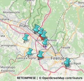 Mappa Via M. D'Antona, 50019 Sesto Fiorentino FI, Italia (6.34)