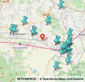 Mappa Via Bertolletti, 55016 Porcari LU, Italia (4.5525)