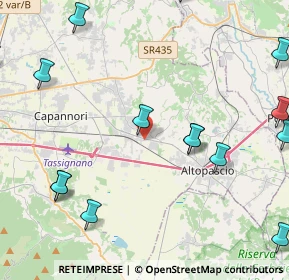 Mappa Via Bertolletti, 55016 Porcari LU, Italia (6.09133)